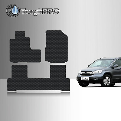 #ad ToughPRO Floor Mats Black For Honda CR V All Weather Custom Fit 2007 2011 $69.95