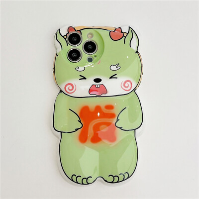 #ad Cartoon Little Dragon Shockproof Phone Case Cover for iPhone 11 13 14 15 Pro Max $9.50