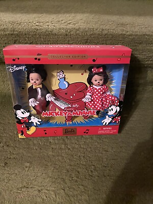#ad NRFB Disney Barbie Kelly and Tommy as Mickey and Minnie Mouse #55502 $65.00