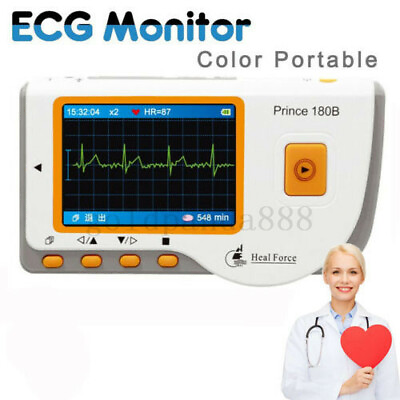 #ad HEAL FORCE PRINCE 180B Handheld ECG EKG Portable Heart Monitor Software USB $90.88