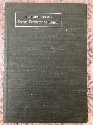 #ad Historical Sermon Preached by Rev. Robert Bachman HC 1907 Knoxville TN $45.04