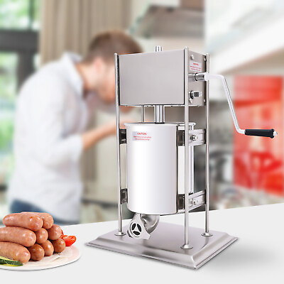 #ad 10L Stainless Steel Sausage Stuffer Vertical Spanish Churro Maker Commercial US $177.55