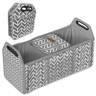 #ad Trunk Organizer Foldable Car Storage Bag Portable Insulation Cooler Bag Colla... $45.18