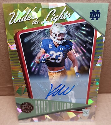 #ad 2022 Kyren Williams Legacy Gold Cracked Ice Under the Lights Rookie Auto 5 25 $75.00