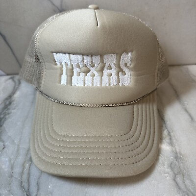 #ad quot;Texasquot; Trucker Hat Otto Brand Rare Embroidered Great Condition Western $75.00