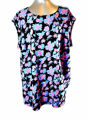 #ad New Look Inspire Women#x27;s Tunic Dress Plus Size 26 UK 22 US Floral Tunic Dress $21.00