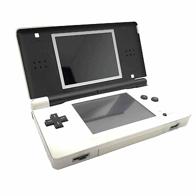 #ad Original Nintendo DS Lite Handheld Video Game System Custom White amp; Black $84.49