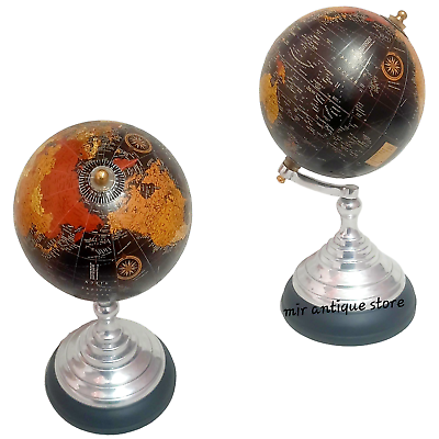 #ad Globe Table Top Nautical Globe Antique Globe Vintage Globe World Map Globe Decor $69.99
