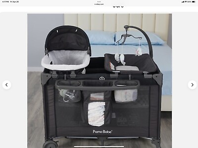#ad Pamo Babe Unisex Nursery Center Playard with Bassinet amp; Changing Table $130.00