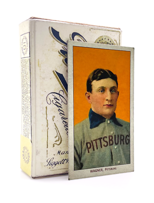 #ad Vintage Piedmont Cigarette Pack Honus Wagner Baseball Card 1909 Replica Tobacco $36.00
