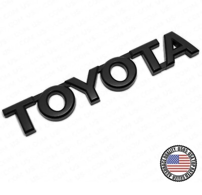 #ad For 10 16 Tacoma Toyota Matte Black Letter Tailgate Nameplate Emblem Badge Logo $12.95