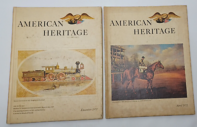 #ad American Heritage Hardcover Books Lot of 2 Dec. 1970. April 1971 $6.73