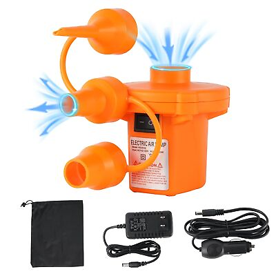 #ad YIKEDA Portable Electric Pump Air Pump for InflatablesIntegrated Car and Hom... $29.03