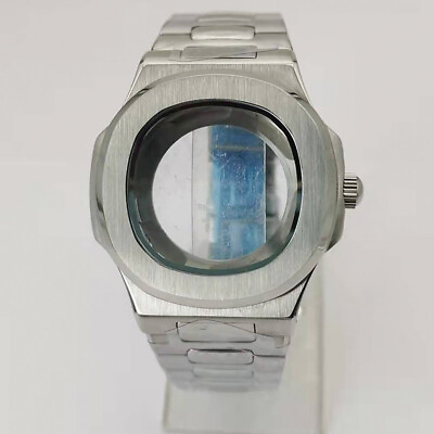 #ad Sapphire Glass Automatic Watch Case MOD For ETA 2824 PT5000 NH35 NH36 Movement $76.90