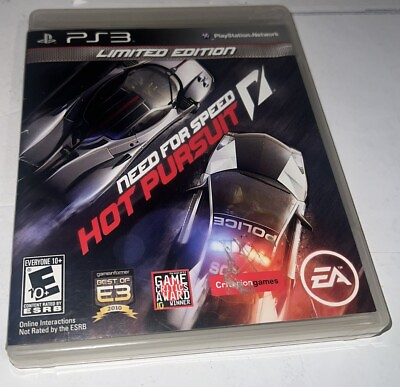 #ad Need for Speed Hot Pursuit Limited Edition Sony PlayStation 3 PS3 Complete $8.95