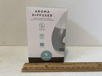 #ad b pure Portable Mini Aroma Diffuser Water Free Battery Operated New in Box $4.99