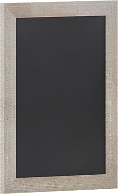 #ad 18quot; X 24quot; Weathered Lightwash Solid Wood Frame Wall Chalkboard Magnetic Surface $72.40