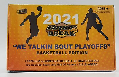 #ad 2020 21 Super Break Basketball quot; We Talkin Bout Playoffs quot; Basketball Box $240.40