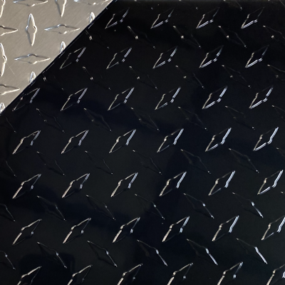 #ad Black Diamond Aluminum Starbrite Tread Plate .025 Embossed Sheet Multiple Sizes $87.81