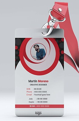 #ad 50 Identity Card and name tag Design Templates Editable in PSD Format $5.00