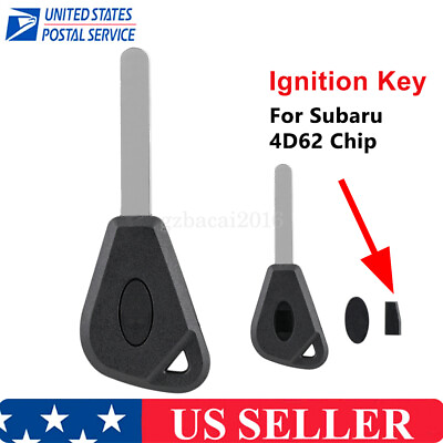 #ad Transponder Chipped Key for Subaru Impreza 2008 2009 10 2011 2012 With Chip 4D62 $9.49