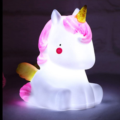 #ad Unicorn Night Light LED Kids Cute Head Lamp Table Lights Decor Baby Gift Kids Ni $15.30