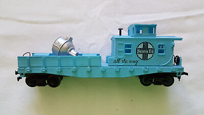 #ad Life Like HO Scale Santa Fe Railroad Spoglight Train work Car Blue $49.99