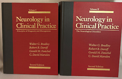 #ad Bradley and Daroff#x27;s Neurology in Clinical Practice 2 Volume Set 2nd Ed 1996 HC $131.38