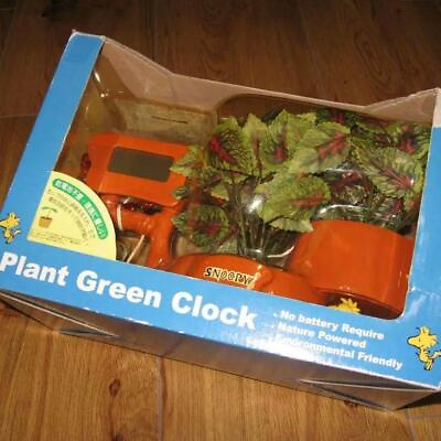 #ad Snoopy Plant Green Clock $81.04