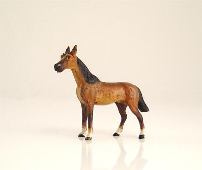 #ad NEW OLD STOCK Franz Bergmann Vienna Standing HORSE Mustang Bronze Cold Painted $159.99