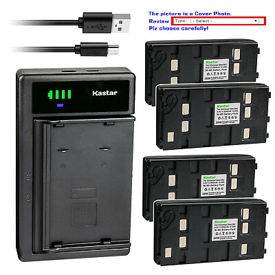 #ad Kastar LED Charger Battery for Panasonic PV L552 PV L557 PV L606 PV L657 PV L757 $79.99