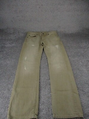 #ad Banana Republic Jeans Mens 33 Heritage Distressed Brown 33X34 $11.99