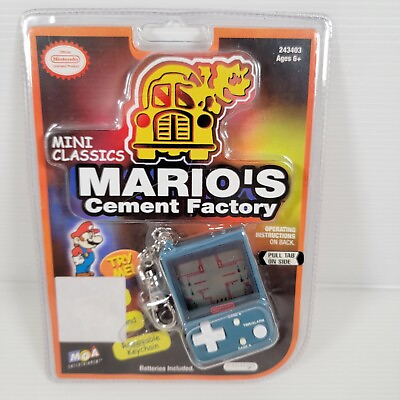 #ad Nintendo Mini Classics Mario#x27;s Cement Factory Keychain Collectible Brand New $80.00
