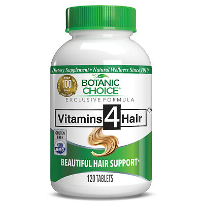 #ad Botanic Choice Vitamins 4 Hairamp;Reg Dietary Supplement 120 Tablets $34.99