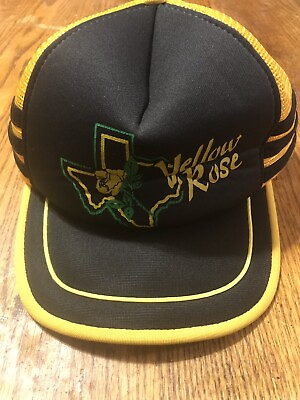 #ad Texas Yellow Rose Mesh Back Snap Back Trucker Hat Ball Hat Cap $15.00