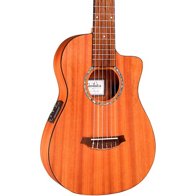 #ad Cordoba Mini II MH CE All Mahogany Nylon String Acoustic Electric Guitar Natural $229.00