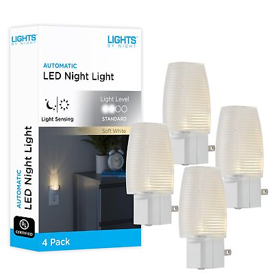 #ad Lights by Night LED Night Light Plug in Dusk to Dawn Sensor Warm White $11.02