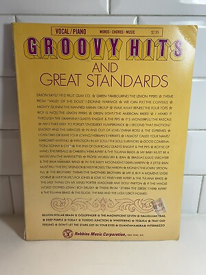 #ad Vintage Piano Music Groovy Hits and Great Standards 1960’s Very Best Pops Vocals $19.95