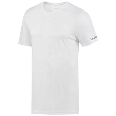#ad Reebok Crossfit Men#x27;s White Tri Blend Crewneck T Shirt $9.99