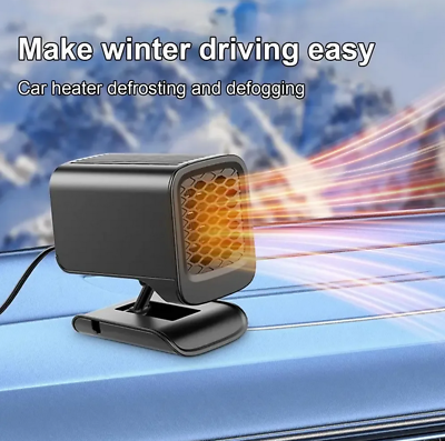 #ad Car Heater 12V 120W Portable Electric Heating Fan Defogger Defroster Demister $17.98