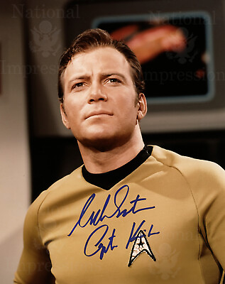 #ad William Shatner Star Trek Autographed REPRINT 8x10 Photo Buy 1 Get One Free $18.99
