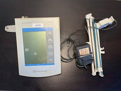 #ad FISHER SCIENTIFIC ACCUMET AB15 PH METER WITH POWER ARM AND ADAPTER $39.00