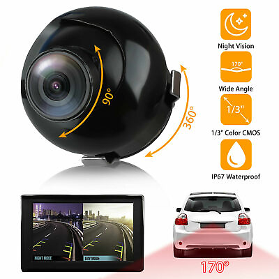 #ad 360° Car Rear Front Side View Backup Reversing Camera Waterproof Night Vision US $13.00