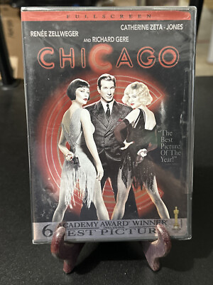 #ad Chicago DVD 2003 Full Screen Richard Gere Queen Latifa BRAND NEW Sealed $4.99