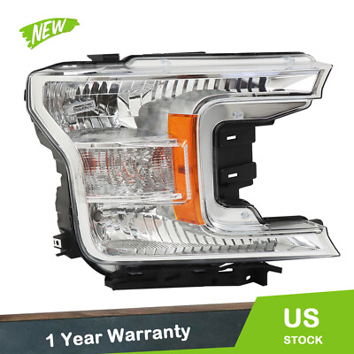 #ad Headlight Headlamp Fit For 2018 2020 F150 Passenger Right Halogen Replacement $99.74