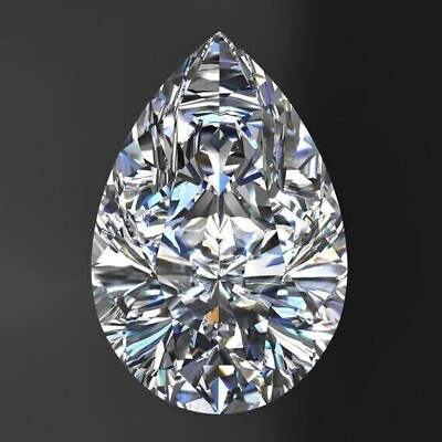 #ad Captivating 1 CT Pear Cut CVD Loose Diamond D Color Lab Grown Luxury A2 $149.99