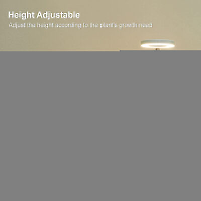 #ad Full Spectrum LED Plant Light 4 Dimmable Brightness w USB Height Adjustable $18.57
