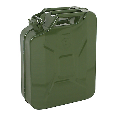 #ad Green Jerry Can Gasoline Can Steel Tank 5 Gallon 20L Emergency Backup $29.69