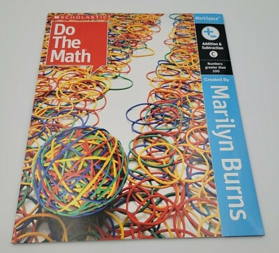 #ad Scholastic Do the Math Addition amp; Substraction C Over 100 Student Workspace NEW $10.80
