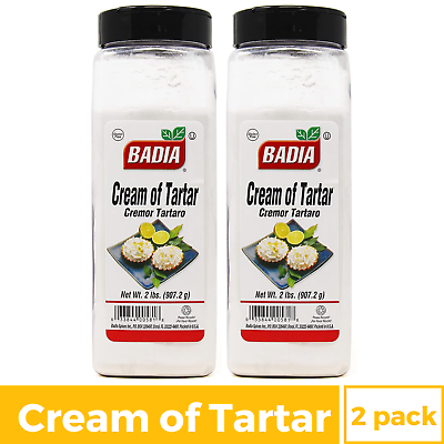 #ad 2 pack Badia Cream of Tartar Powder of Cremor Tartaro Extracts Kosher Spices 2lb $48.66